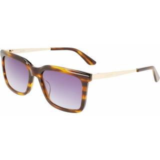 Calvin Klein Mand CK22517S 240 Solbriller Acetat Brun strippet Violet Firkantet Normal Skygge