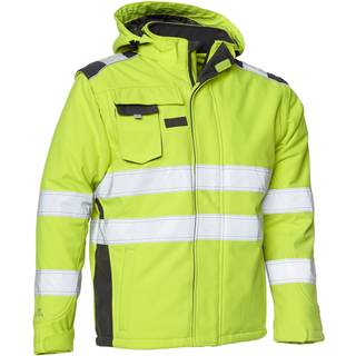 Elka 116514R Visible Xtreme Softshell vinterjakke fluorescerende yell/grå S