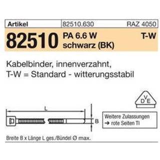 Hellermann Binder sort uv 4,6x150 (100)