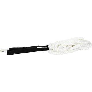 Fortøjningsreb med forstærket øje PolyRopes Storm, ekstra elastisk, 3-slået polyester, Ø14 mm, 6 meter, hvid/sort