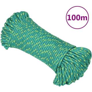 tovværk til båd 4 mm 100 m polypropylen grøn