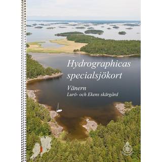 Bådsportkort Hydrographica 133-20 Vänern - Lurö og Ekens skærgårde, A3 ringbundet