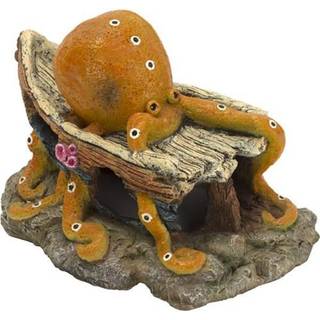 4FISH Shipwreck and octopus 15.5x11.5x14 cm