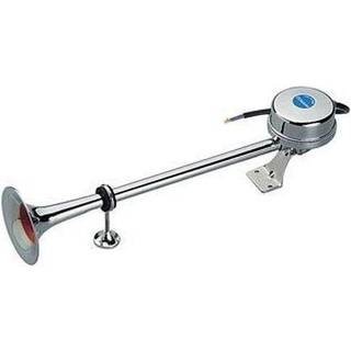 Signalhorn båd / trompethorn 12 V Marco EM1 Stainless Steel Long, rustfrit stål, elektromagnetisk, udvendig, 470 mm