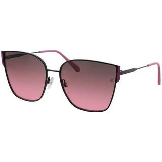 Calvin Klein Kvinde CKJ21209S 078 Solbriller Metal Sort Rosa Sommerfugl Skygge