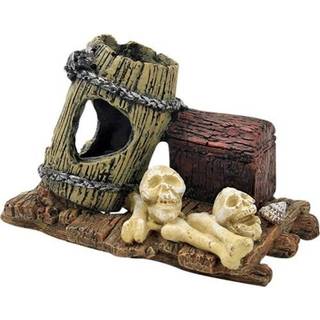 4FISH Barrel and skulls 12x7.5x7.3 cm