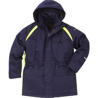 Fristads 100343 Flame svejse vinter parka jakke 4033 / Arbejdsjakke Mørk Marine 2XL