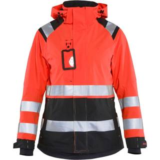 Blåkläder 4904 Dame High Vis Skaljakke / Dame High Vis Skaljakke - L - High Vis Rød/Sort