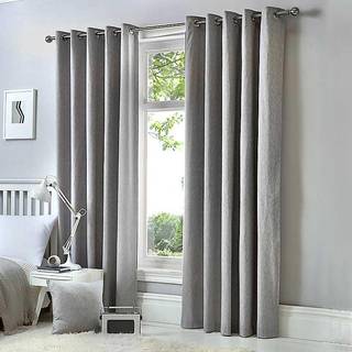 Fusion Sorbonne 100% Bomuld Par Eyelet Room Darkening Gardiner117x183cm