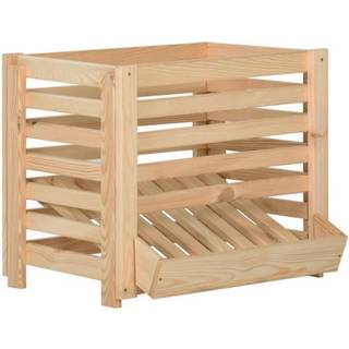 Kartoffelkasse Massivt Fyrretræ - 60 x 40 x 50 cm
