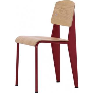 Vitra Standard Spisebordsstol Japanese Red/Egetræ