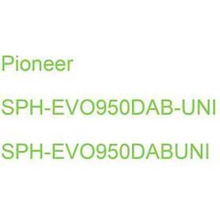Pioneer SPH-EVO950DAB, enkel-DIN med 9" skärm, trådlös CarPlay & Android Auto