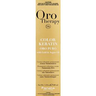 Fanola Farveændring Hårfarve og skyllefarve Oro Therapy Oro Puro Color Keratin No. 6,13 Mørkeblond Beige 100 ml (1.110,00 kr / 1 l) - 100 ml
