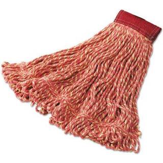Rubbermaid Commercial Super Stitch Mop Large 5 """" Band Red Replacement Mop Head Heavy Duty Quality Commercial Grade