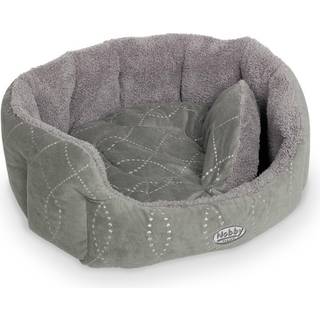 Komfortseng "Ceno" oval - Grey - 65 x 57 x 22 cm