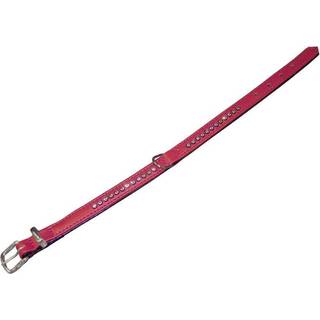 Halsbånd Crystal - Enkelt række - XS-S - Pink