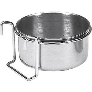 Rustfri stålskål med holder - 15,0 cm 0,90 ltr med krog