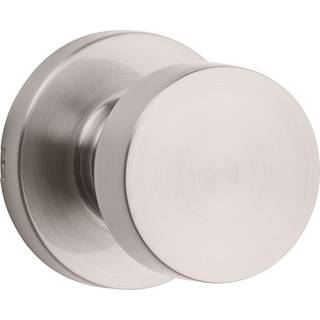 Kwikset Pismo Interi?r Passage Door Knob H?ndtag til skab og halld?re Ikke-l?sende doorknob i satin-nikkel med mikrobanbeskyttelse