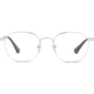 Persol Unisex PO2476V 518 Optiske stel Metal Sølv Firkantet