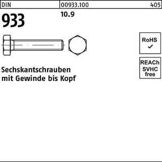 M30X80 sort sætskrue DIN 933 10.9