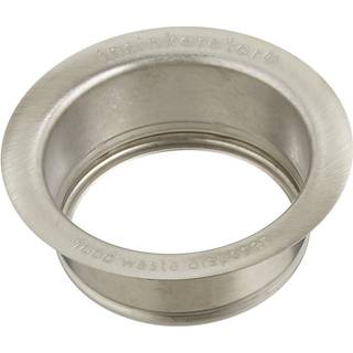 InSinkErator FLG-SSB Børstet rustfrit stål affaldsafløbsflange til vask, 3,5-tommer standard køkkenafløb