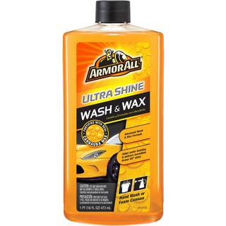 Ultra Shine Car Wash og Wax by Armour All Car Wax and Cleaner for Cars Trucks and Motorcycles 16 fl oz
