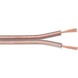 Goobay Højttalerkabel transparent CCA 50 m rulle, tværsnit 2 x 2,5 mm²