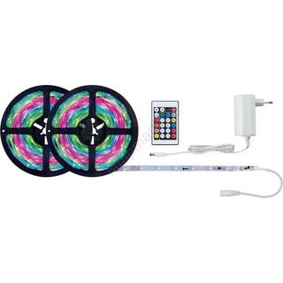 Paulmann SimpLED stripe-sæt, 17 W, RGB, 10 m Motion, dæmpbar, Hvid/opal, Stue/spisestue, Plast, Moderne
