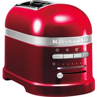 Artisan toaster 2-skiver rød metallic