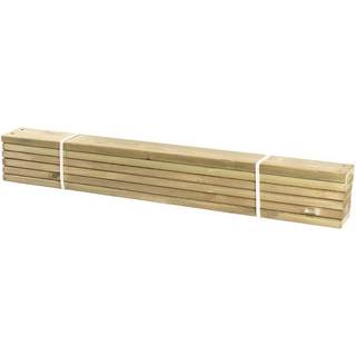 PLUS PIPE planker, 120 cm, trykimprægneret/nåletræ - 6 stk.