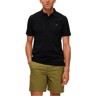 Selected klassisk polo i sort til herre