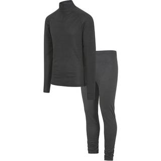 Trespass Herre Unite 360 Termisk Baselayer Sæt Sort