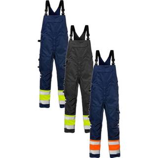 Fristads 126536 Hi Vis Overalls kl.1 1025 / Arbejdsoveralls Hi-Vis Gul/Sort C154