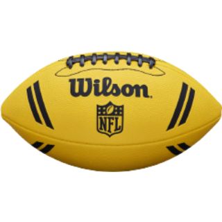 Wilson NFL Spotlight Fodbold - gul juniorst?rrelse
