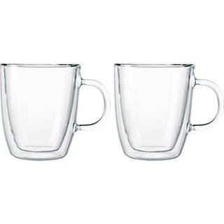 Bodum Bistro dobbeltvægget glas med hank 2 stk 30 cl.