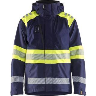 Blåkläder 4420 High Vis Skaljakke / High Vis Skaljakke - L - Sort/High Vis Rød