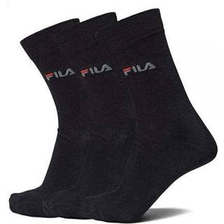 FILA 3-pak Lifestyle Plain Socks - Black - Str 39/42