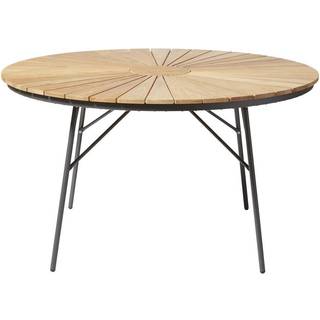 Cinas, Hard & Ellen 130 cm havebord antracit/teaktræ