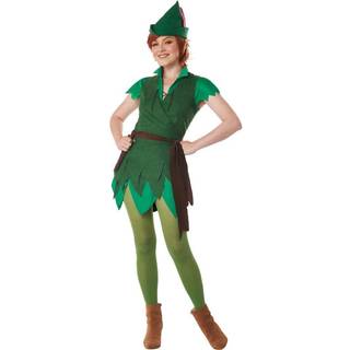 Peter Pan voksen kostume X-Small
