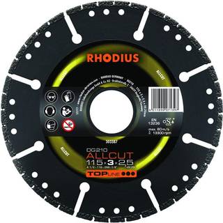 RHODIUS DG210 All-cut Ø400x3,0x3,3x25,4 mm (303369)