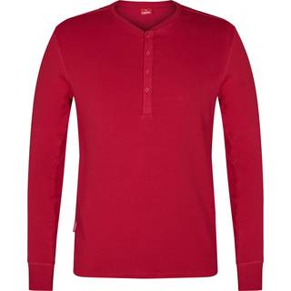 ENGEL Extend Grandad langærmet T-shirt Tomato Red 9257-565 5XL