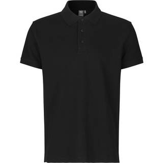 ID 0525 Poloshirt stretch Sort 6XL