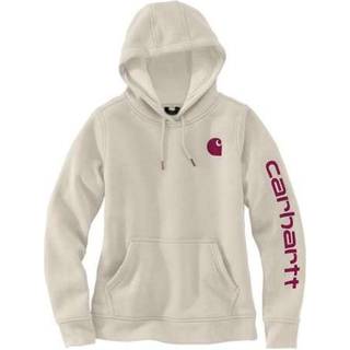 CARHARTT® LOGO SLEEVE WOMANS HOOTIE GRAPHIC MALT SIZE L