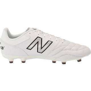 New Balance Mænd 442 V2 TEAM FG i Hvid/Sort læder, Størrelse 44