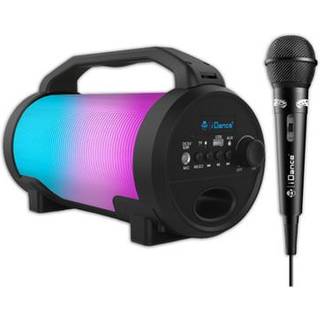 iDance Cyclone 400 trådløs bluetooth karaoke-højttaler med LED og en mikrofon