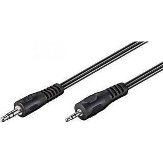 Goobay 2,5 mm han - 3,5 mm han - lydkabel, 2 m
