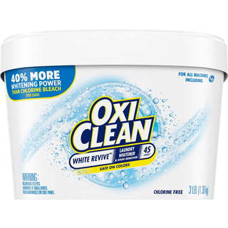 OxiClean White Revive Laundry Whitener og pletfjernerpulver 3 lb