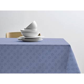 Forget-Me-Not Damask 4-pak Servietter, Blå, 45x45 cm