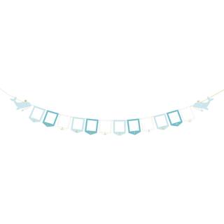 Foto Guirlande blandede farver 10.5x15 cm – Personlig festdekoration i papir