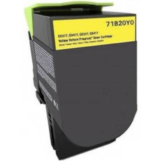 Kompatibel toner Lexmark CS317 / CS417 - 71B2OYO gul 2300 sider